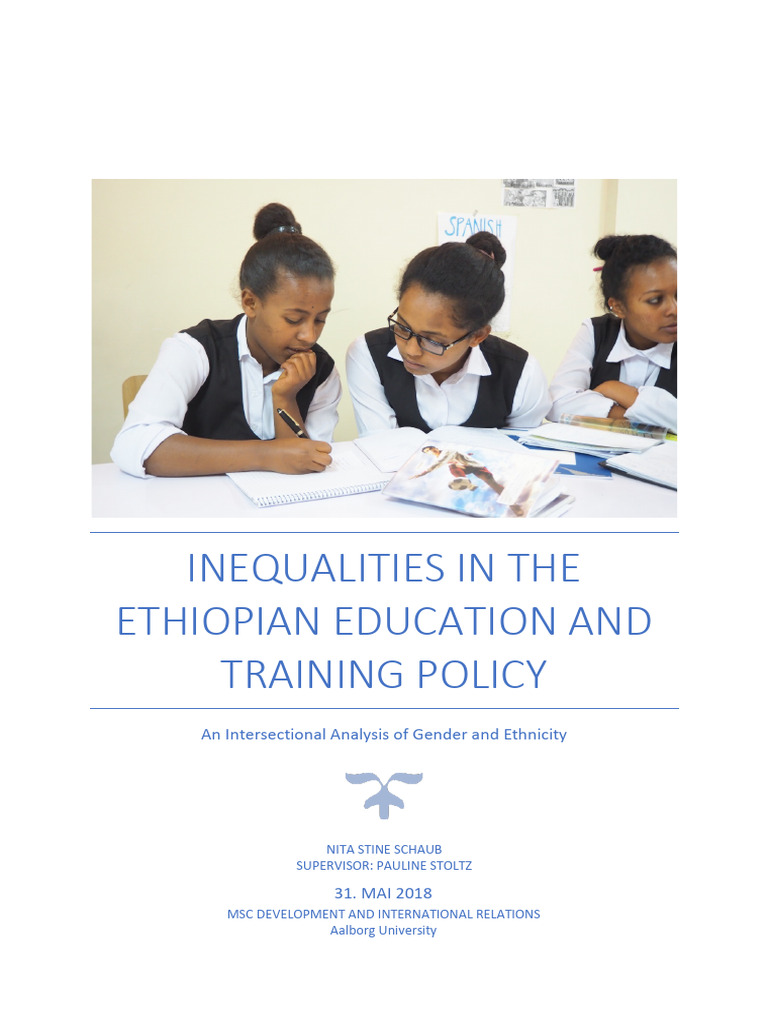 Inequalities in The Ethiopian Education and Training Policy | PDF ...