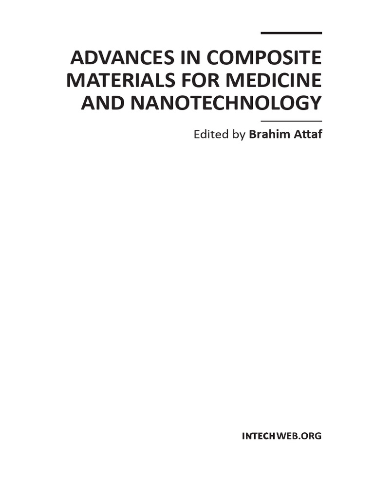 Advances in Composite Materials For Medicine and Nanotechnology 