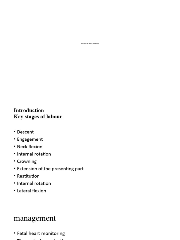 Mechanism of labour skills download free pdf childbirth pelvis