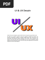 Sejarah Singkat UI/UX dan Definisinya | PDF | Seni | Teknologi & Rekayasa