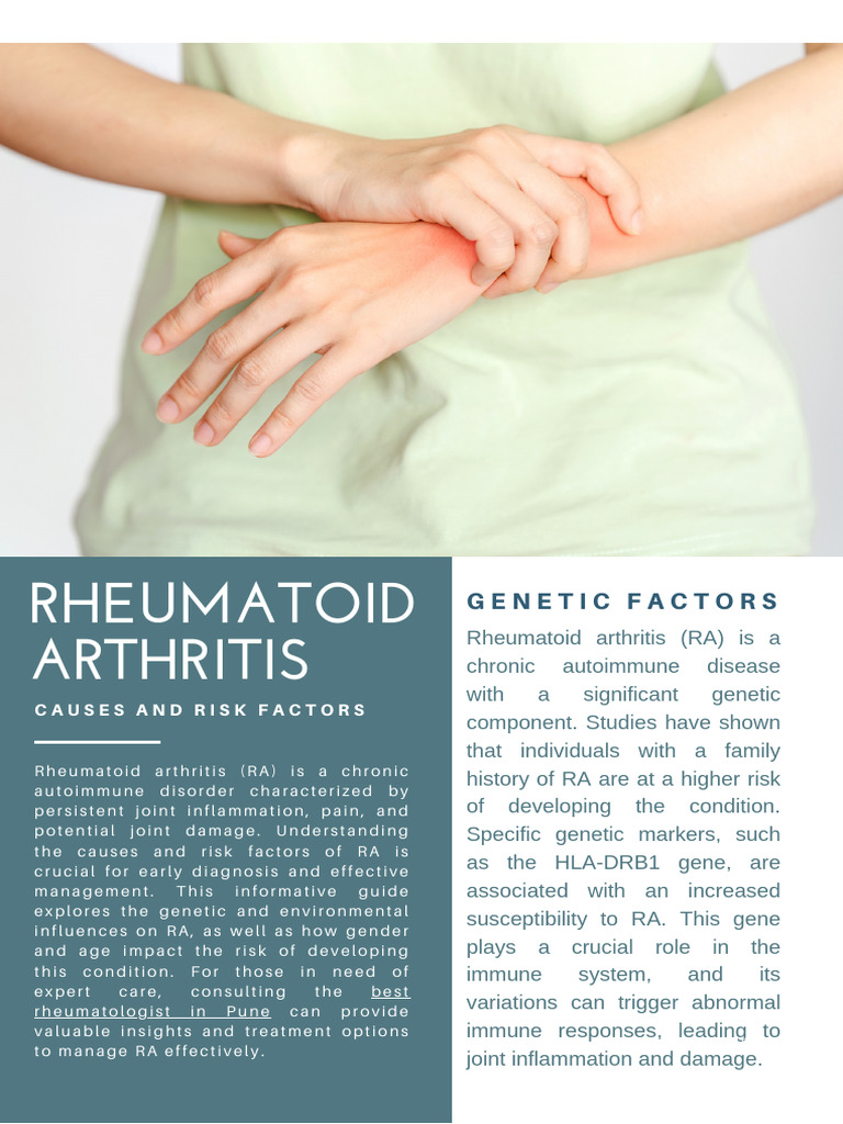 Rheumatoid Arthritis Causes and Risk Factors | PDF | Arthritis ...