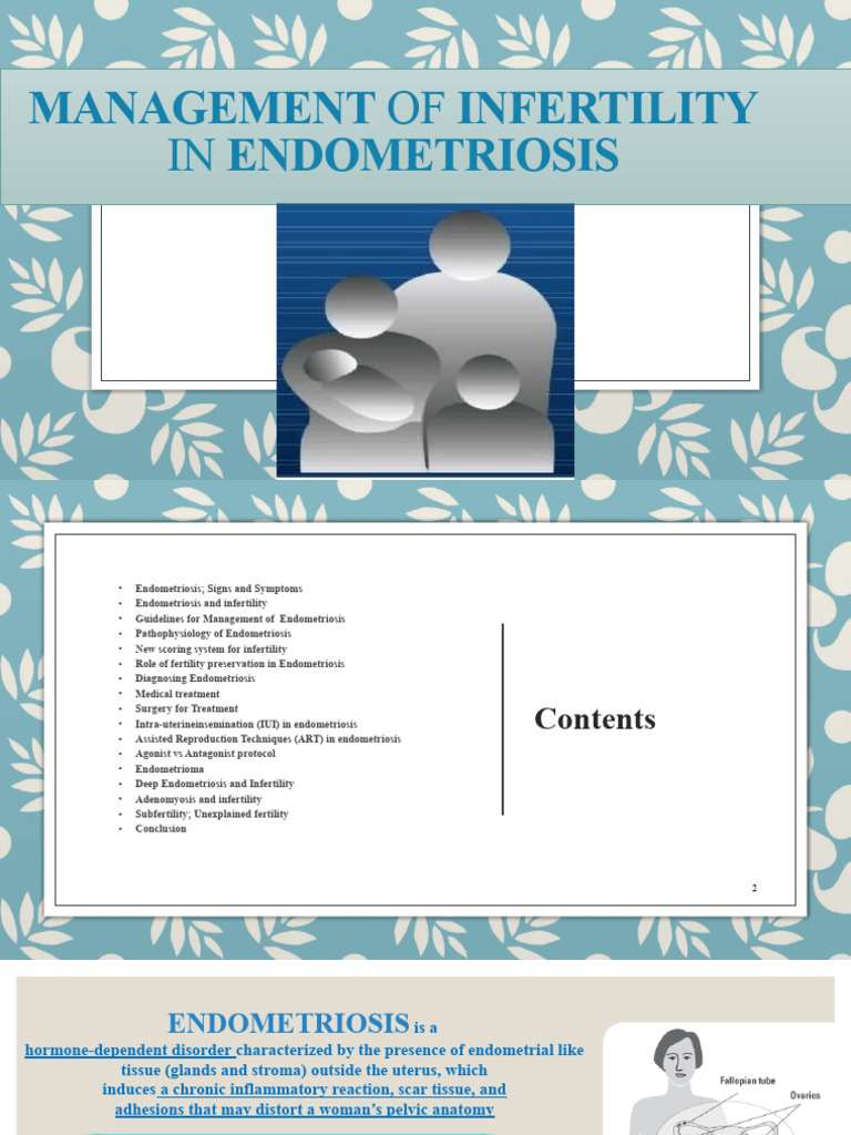 Managing Infertility in Endometriosis | PDF | Infertility | In Vitro ...