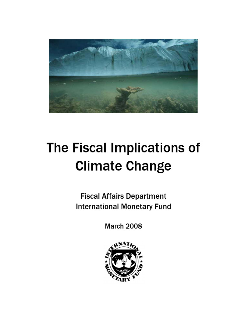Fiscal Impacts of Climate Change Analysis | PDF | Emissions Trading ...