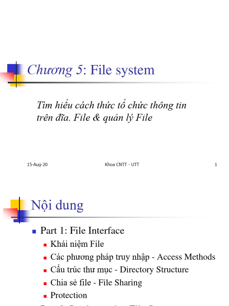 Chap5 FileSystem | PDF