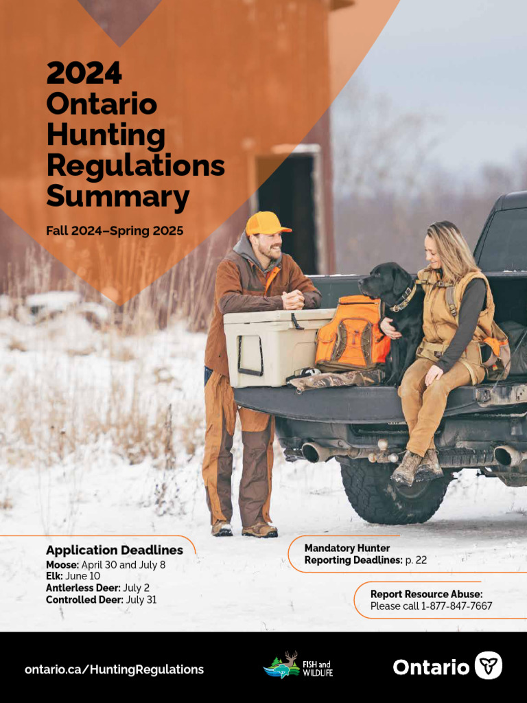 MNRF 2024 Hunting Regulations Summary en 2024 03 26 0 Download Free
