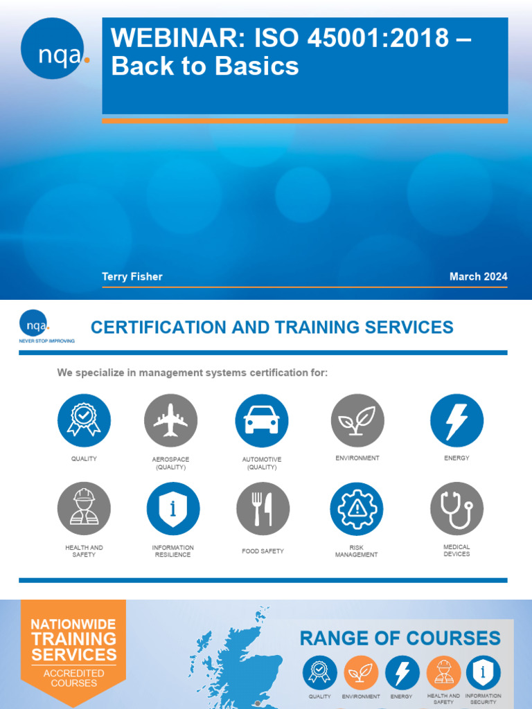NQA Internal Auditor Training Webinar | PDF | Risk | Internal Audit