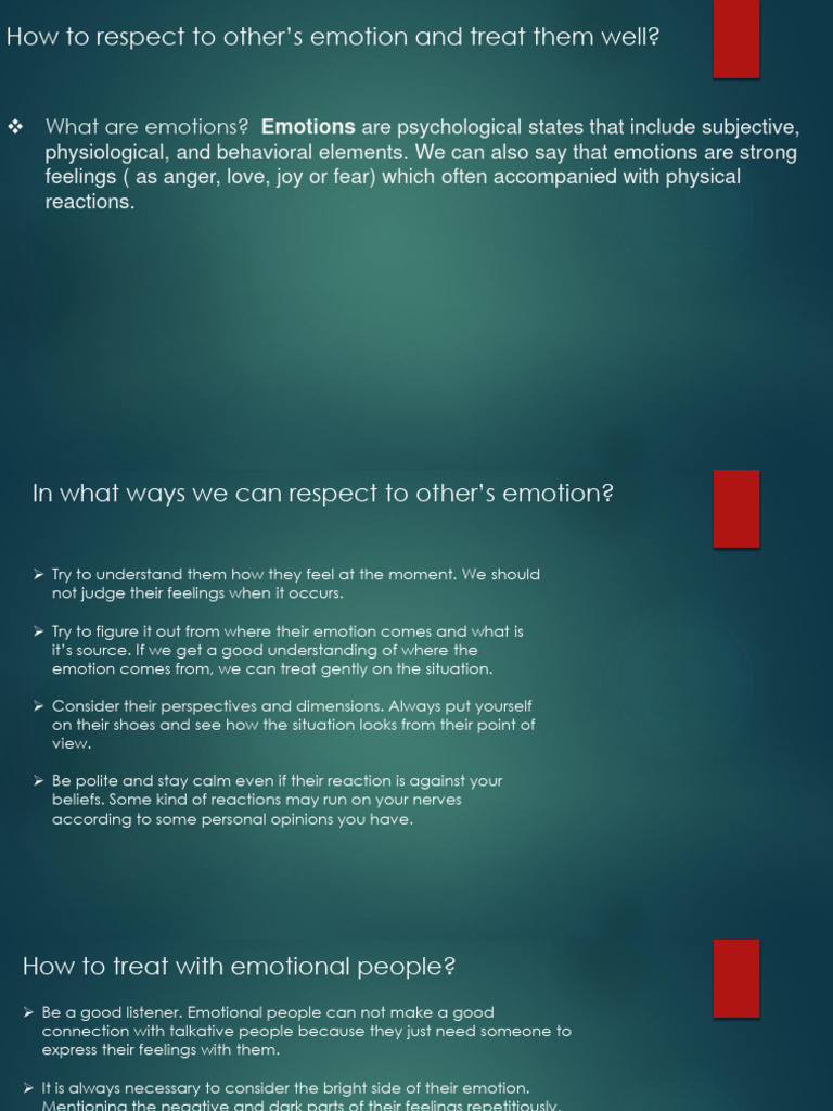 Fce 3 Presentation 2 Pdf Emotions Feeling