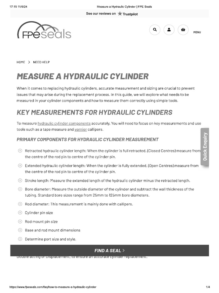 FPE Cylinder | PDF