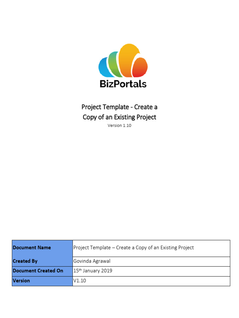 Project Copy Template Guide | PDF | System Software | Software