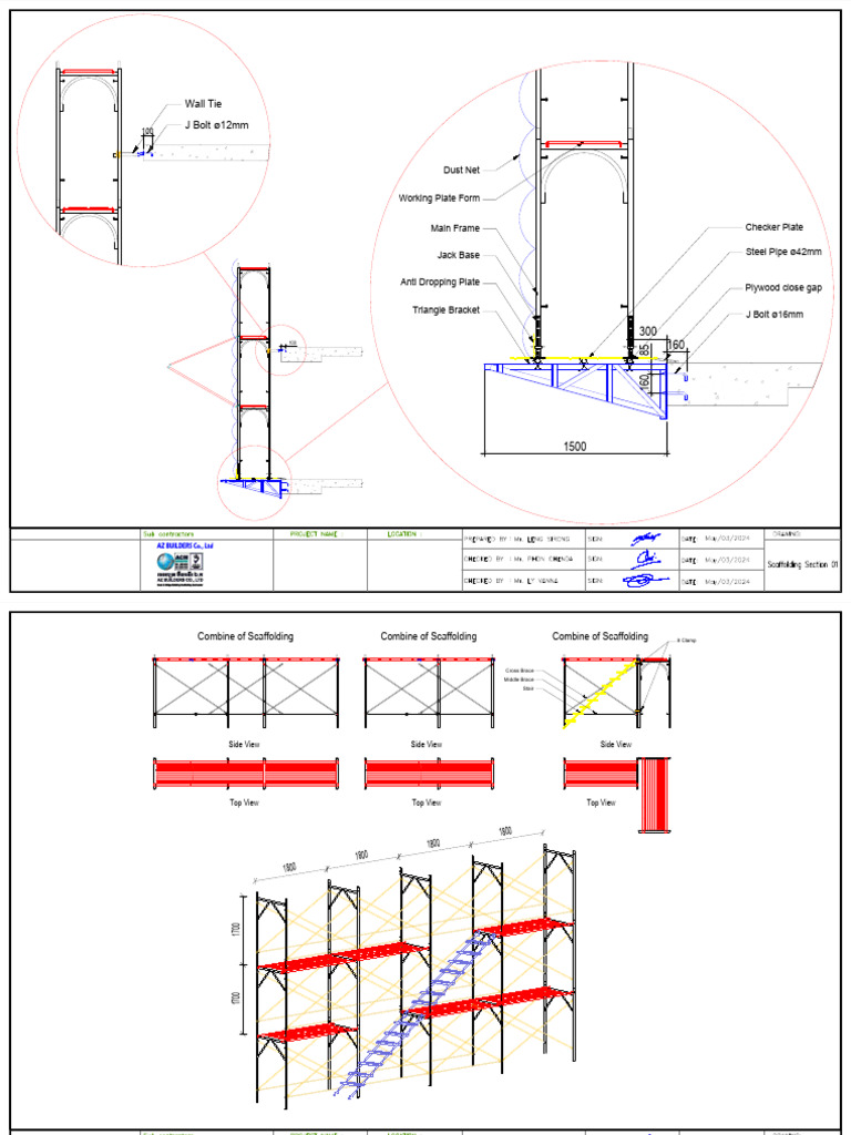 Scaffolding Materials Detail | PDF | Scaffolding | Equipment