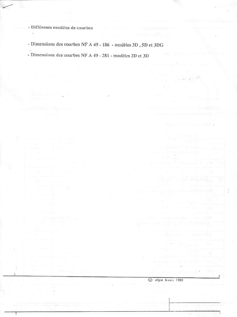 Dimensions des courbes et raccords CND | PDF