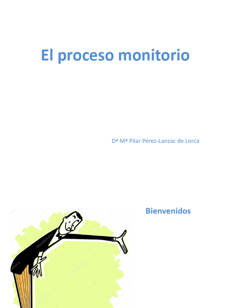 Proceso Monitorio | PDF | Abogado | Ley Pública