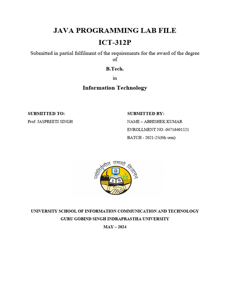 Java lab file pdf thread computing deposit account