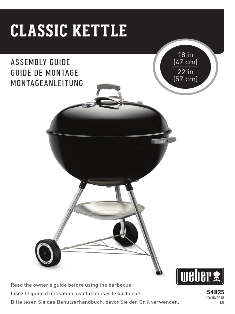 Classic Kettle: Assembly Guide Guide de Montage Montageanleitung | PDF