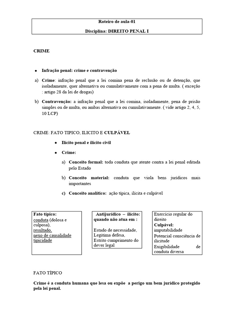 Conceitos Fundamentais do Crime Penal | PDF | Crimes | Crime e Violência