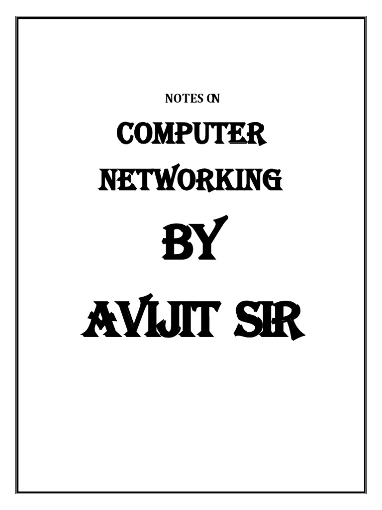 Computer Networking Fundamentals Guide | PDF | Computer Network ...