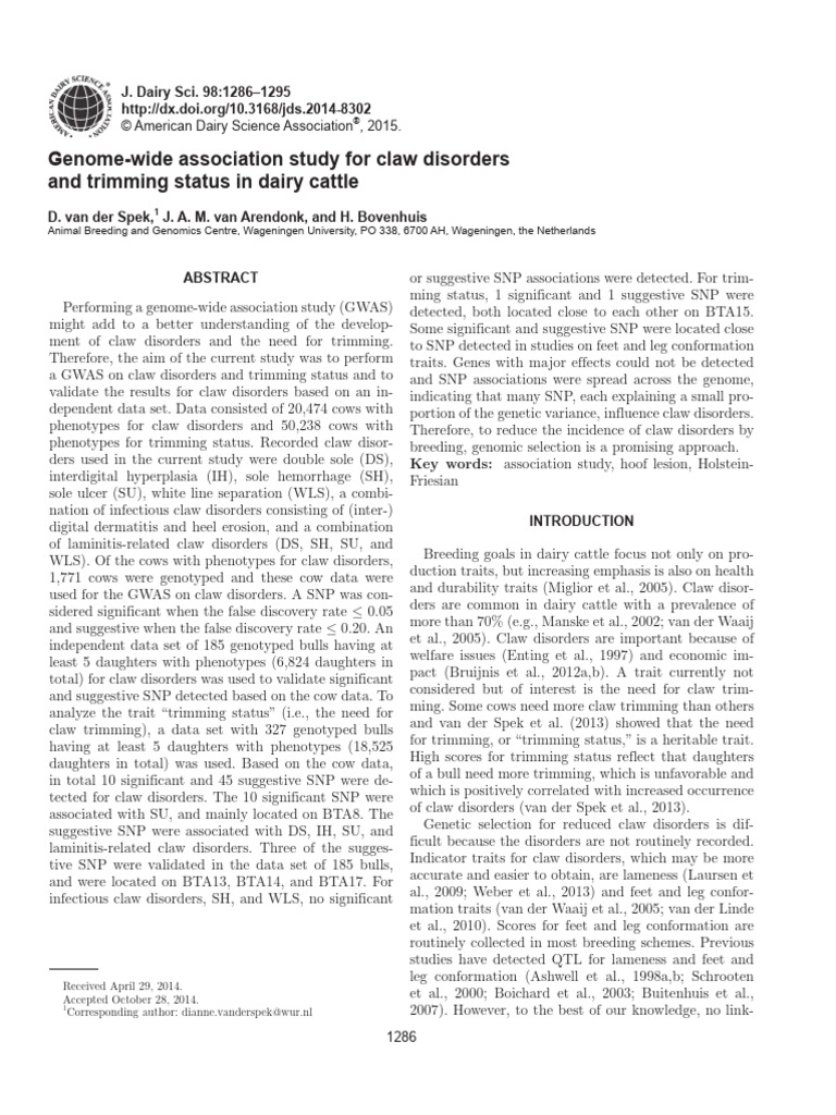 10 1016@j JCM 2020 07 002 | PDF | Genome Wide Association Study ...