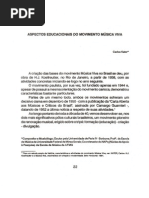 ASPECTOS EDUCACIONAIS DO MOVIMENTO MUSICA VIVA