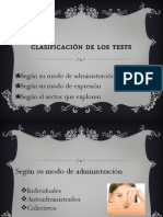 Clasificación de Los Tests