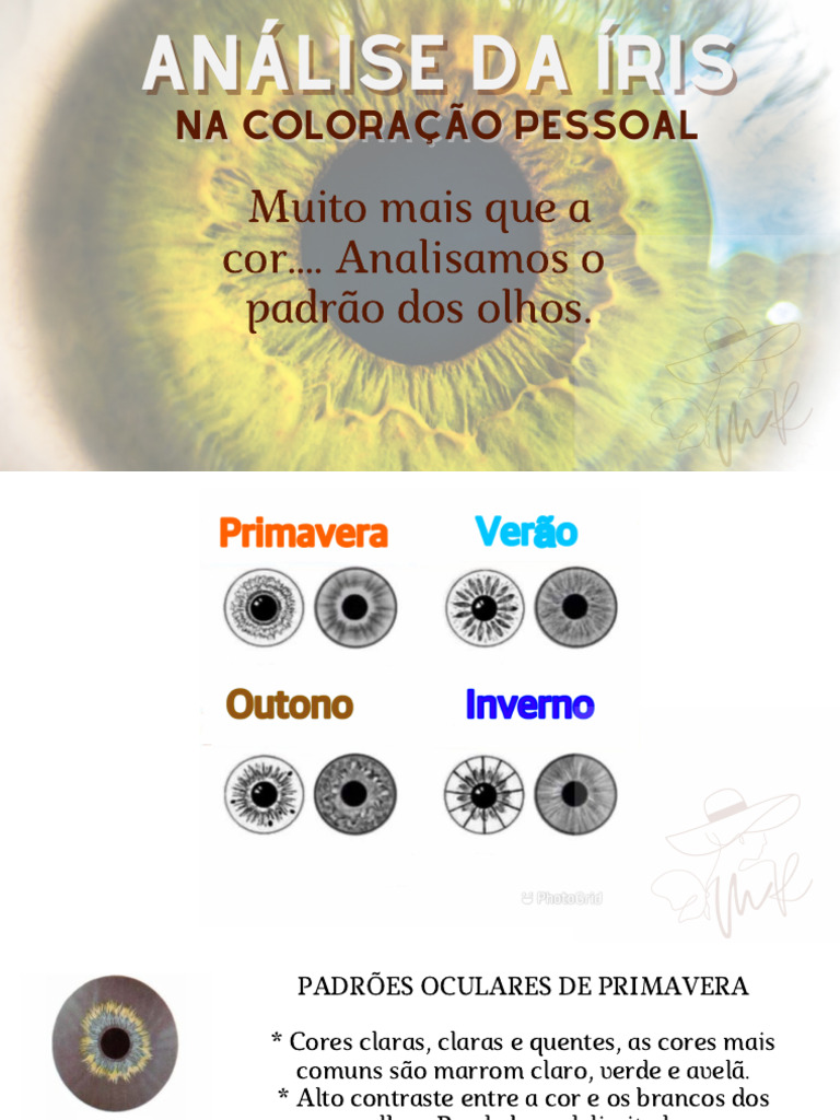 Análise da Íris na Coloração Pessoal | PDF | Artes Linguísticas e ...