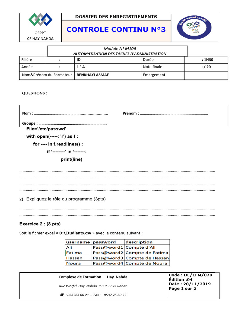 Ccn3 id102 automatisation des taches d administration pdf