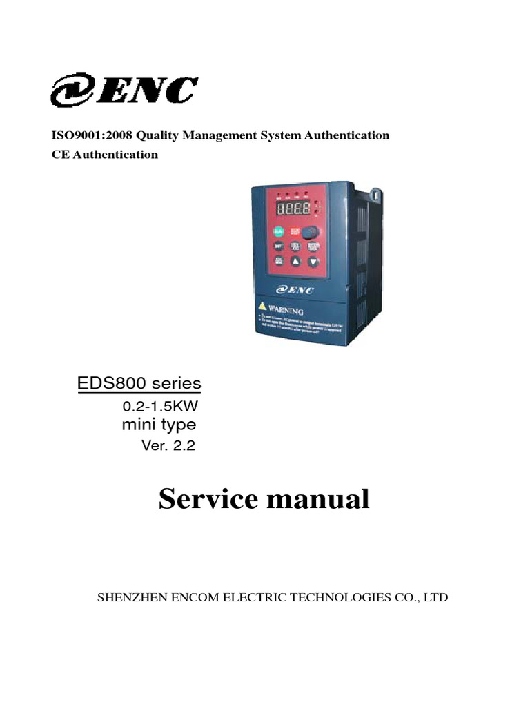 ENC Eds800 - Series | PDF | Power Supply | Power Inverter