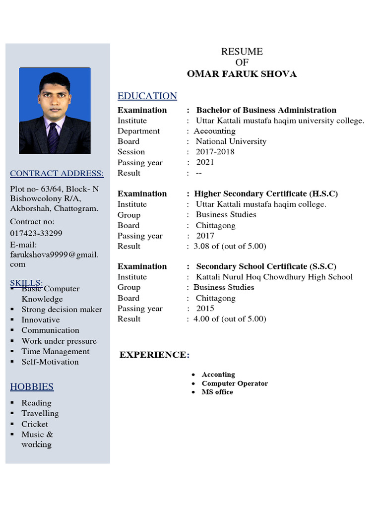 New Format CV | PDF