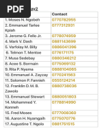 Voters List For Iek Council Elections For The PERIOD 2020-2022 | PDF