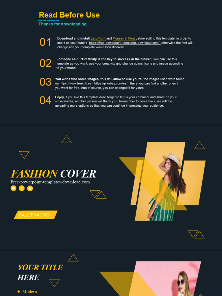 Free PowerPoint Template Guide | PDF