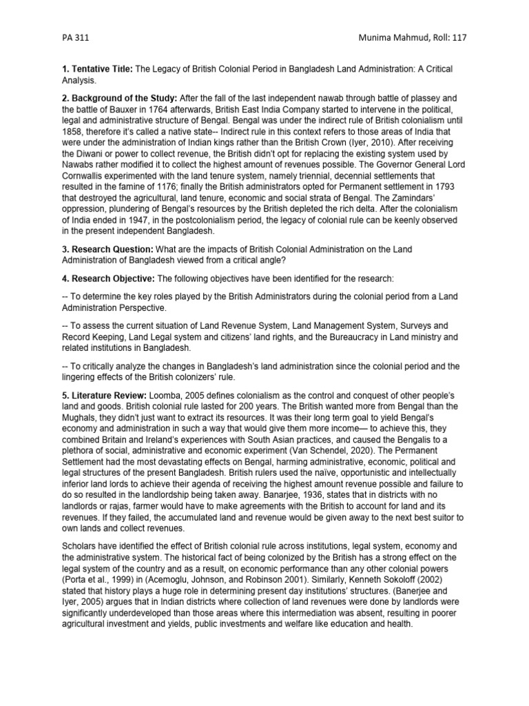 the-legacy-of-british-colonial-period-in-bangladesh-land-administration