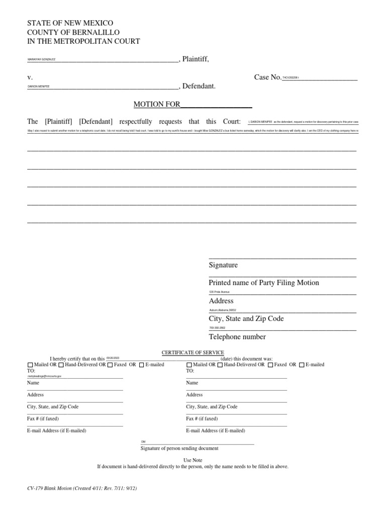 Motion | PDF