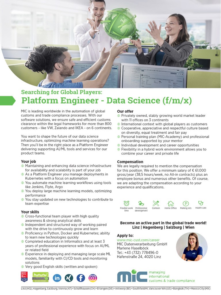 Mic AT en Platform Engineer - Data Science | PDF | Automation | Machine ...