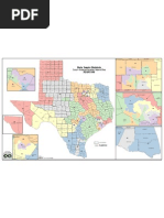 Texas Railroad Commission District Map | PDF | Texas