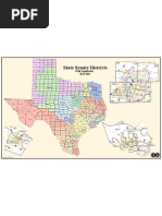 Texas Railroad Commission District Map | PDF | Texas