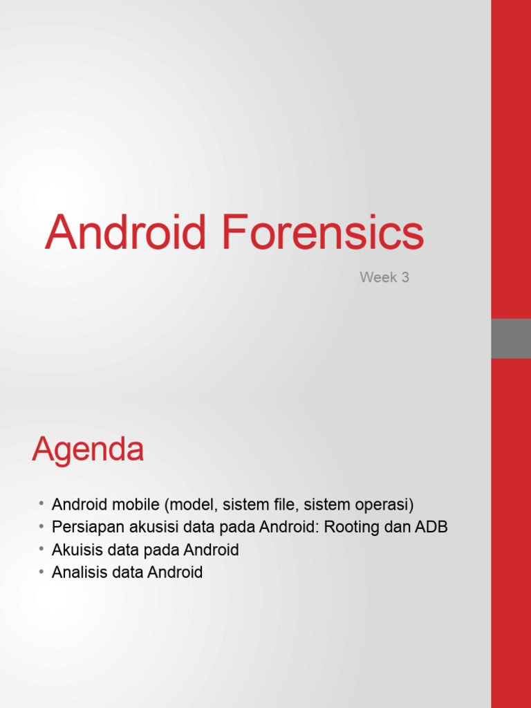 3a - Android Forensics | PDF