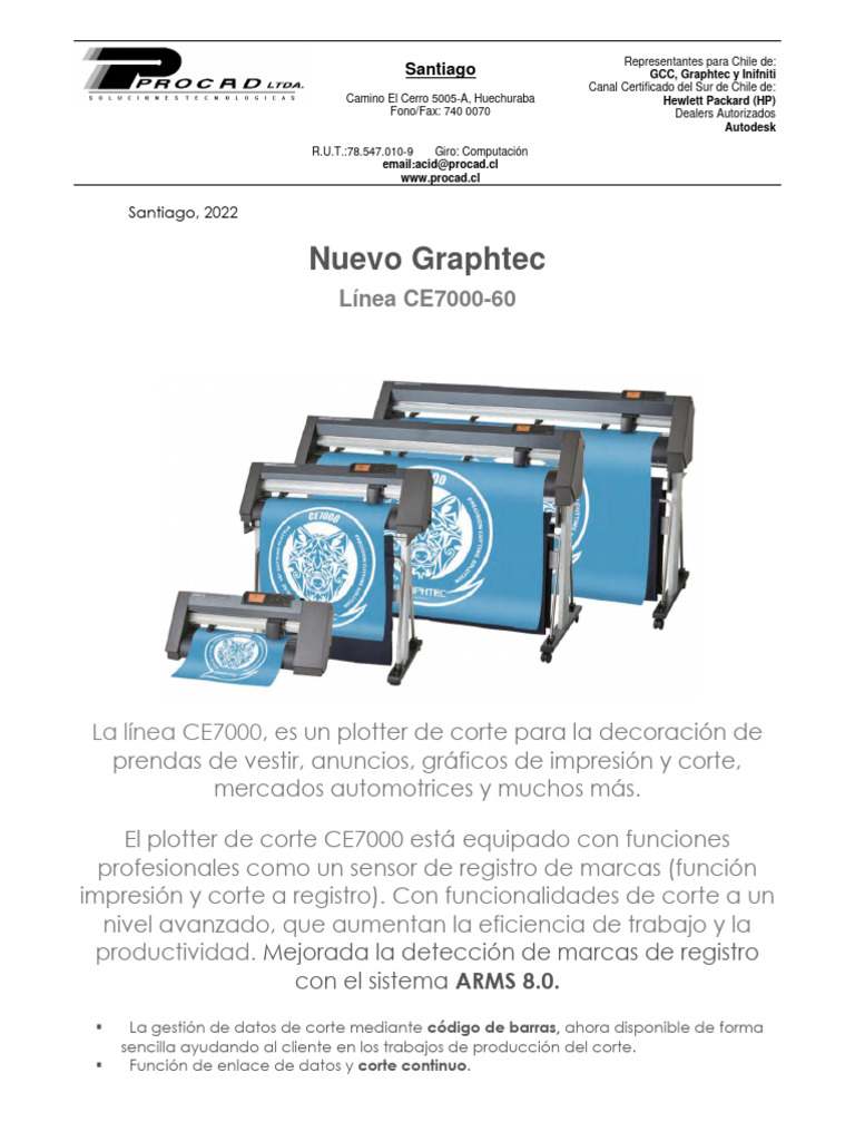 Graphtec CE7000-60 | PDF | Informática | Ingeniería Informática