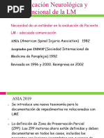 Formato Escala ASIA para Lesiones Médula | PDF | Dedo del pie | Sistema ...