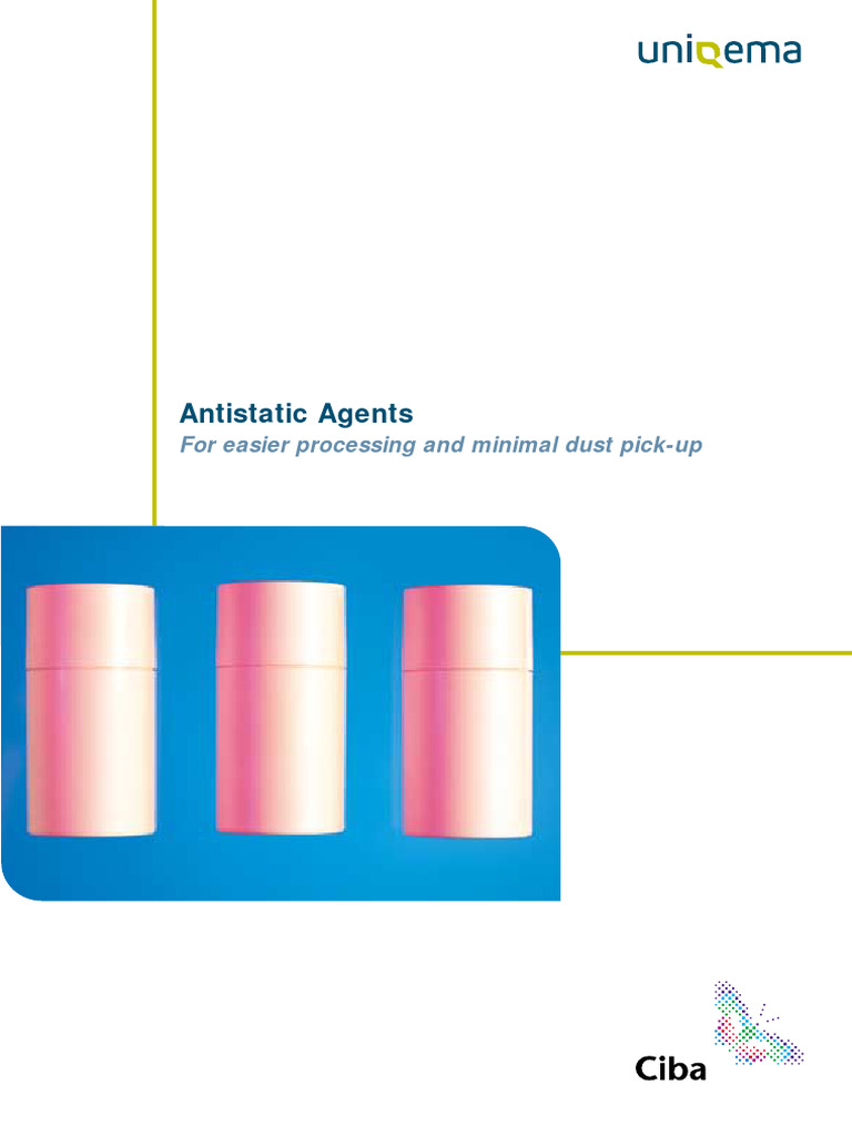 Atmer Antistatic Agents Overview | PDF | Electrical Resistivity And ...