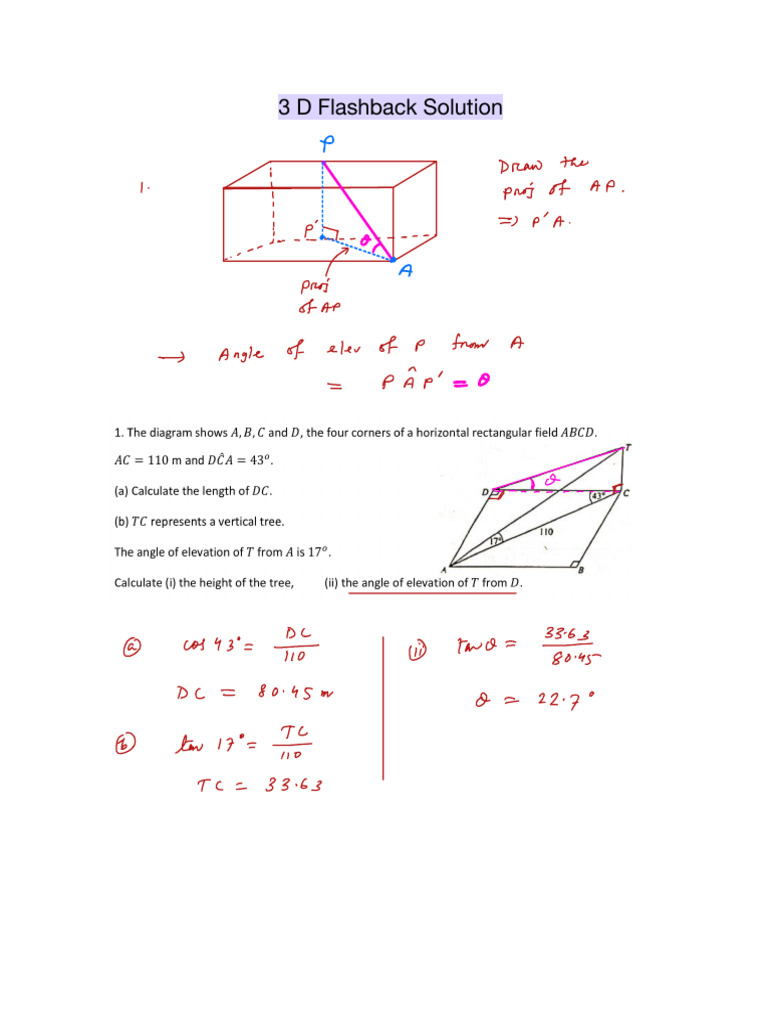 3 Dimension Solution Pdf