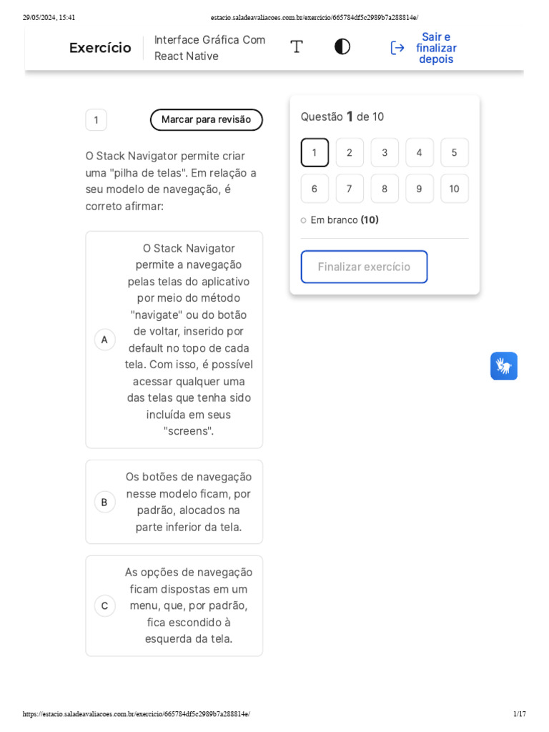 Navegação e Componentes em React Native | PDF | Script Java | Janela ...