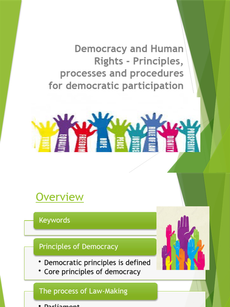 Principles of Democracy and Human Rights | PDF | Separation Of Powers ...