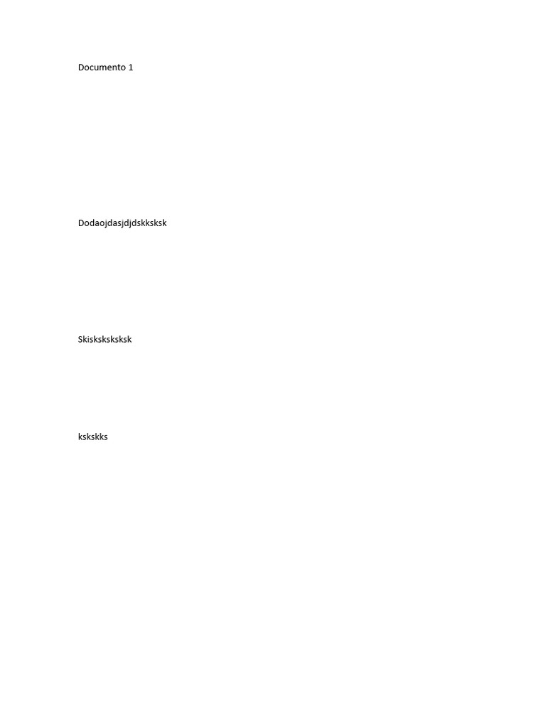 Documento 1 | PDF