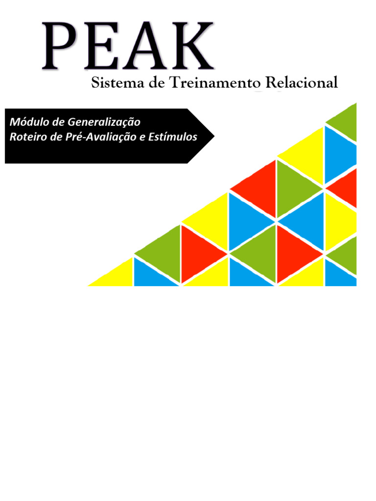Guia de Avaliação do PEAK G | PDF