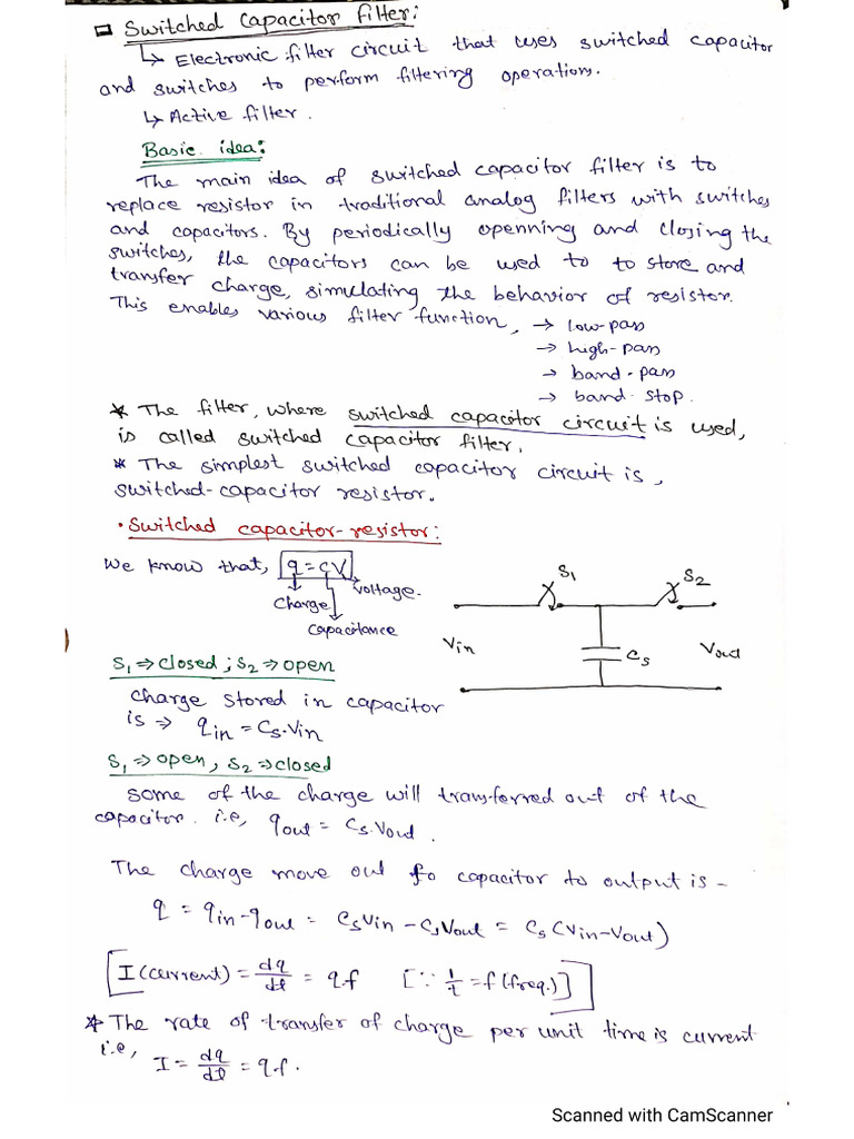 Switched Capacitor | PDF