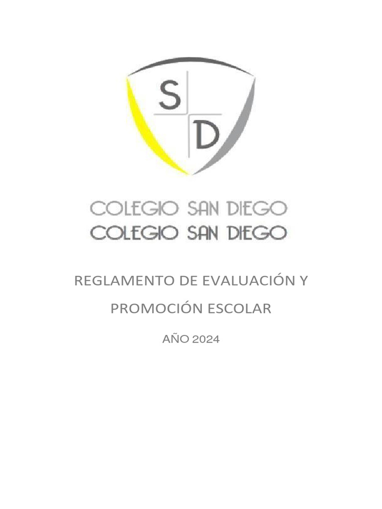 Reglamento de evaluacion 2024 pdf evaluaci n aprendizaje