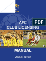 AFC Club Licensing Manual 1-2010