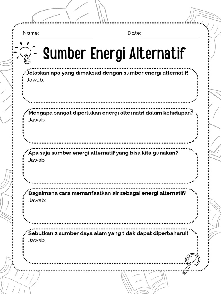 LKPD Sumber Energi Alternatif | PDF
