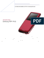 (Vorschau) SAMSUNG YP-S3 MP3 PLAYER