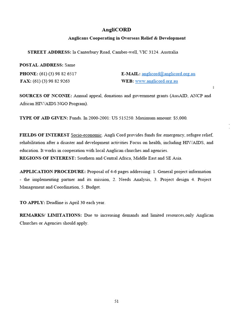 Angli cord pdf world vision international australia