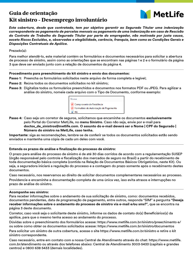 Kit Desemprego Involuntario | PDF | Seguro | Indenização